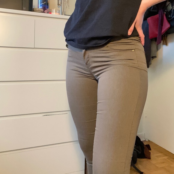 Olive skinny jeans - Picture 2 of 5